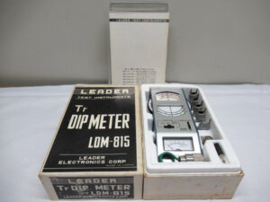 LEADER リーダー電子 LDM-815 Tr DIP METER ディップメーター ADg058R 60 箱付き 説明書 アマチュア無線