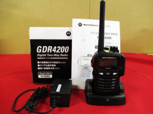 モトローラ MOTOROLA GDR4200 デジタル簡易無線機