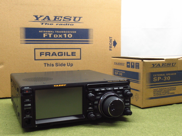 YAESU ヤエス FTDX10 HF/50MHz帯オールモードトランシーバー / SP-30 HF 高音質外部スピーカー セット