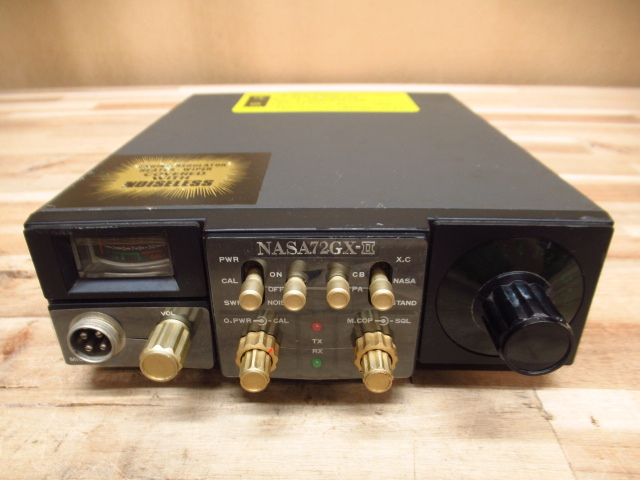 NASA72GX-Ⅱ CB無線機 ナサ アマチュア無線機 通電未確認 現状品